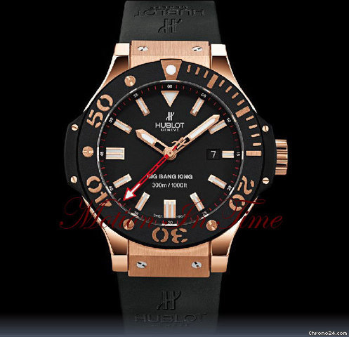 Hublot BIG BANG KING ROSE GOLD & BLACK CERAMIC 48mm - NEW