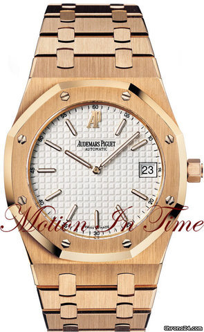Audemars Piguet ROYAL OAK ROSE GOLD ON BRACELET AUTOMATIC~40mm SKELETON BACK