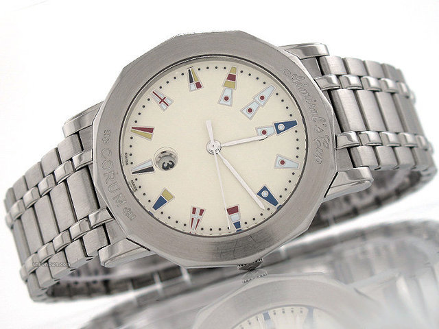 Corum Herren "ADMIRAL`S CUP" Edelstahl Quarz