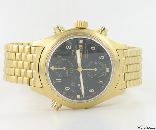IWC Flieger Doppelchrono in 18 K Gold