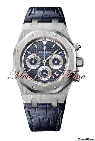 Audemars Piguet ROYAL OAK CHRONOGRAPH AUTOMATIC WHITE GOLD "BLUE" EDITION