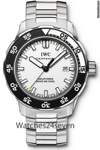 IWC Aquatimer 2000 White Dial on Bracelet Model IW356805: Retail: