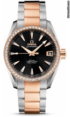 Omega Seamaster Aqua Terra Chronometer 38.5 mm Steel And Red Gold
