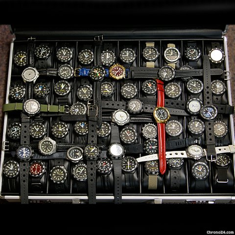 Breitling Black Steel - Military Colt Collection 61 pieces