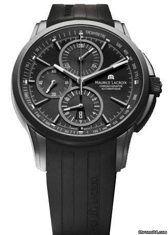 Maurice Lacroix PONTOS CHRONOGRAPH FULL BLACK - 100 % NEW