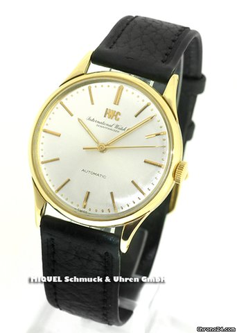IWC Automatik mit Pellaton-Aufzug Gelbgold und Edelstahlboden (gebraucht)