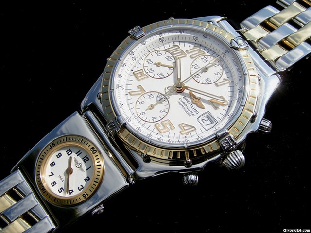 Breitling Chronomat Vitesse weisses ZB und UTC Modul
