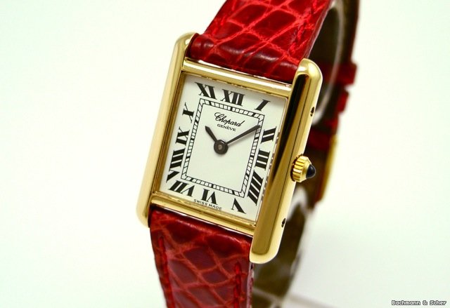 Chopard Tank Lady, 18k yellow gold