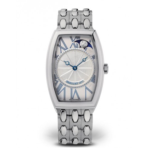Breguet Heritage Silver Dial 18kt White Gold Unisex Watch 8860BB-11-BB0