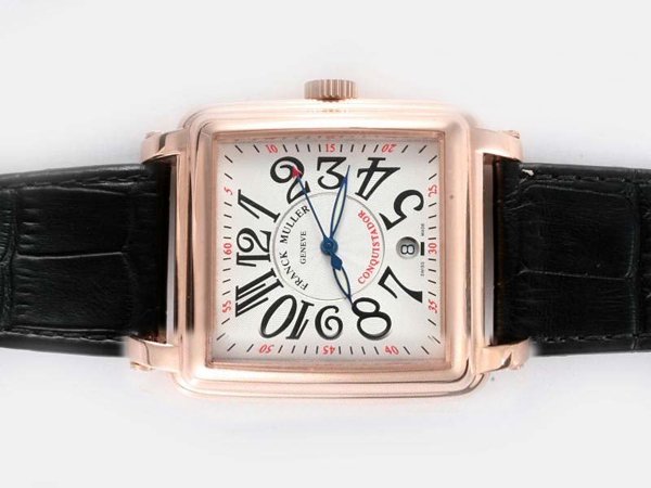 Franck Muller Conquistador Line 9000-CC-SC-KING Midsize Rose Gold Case Watch