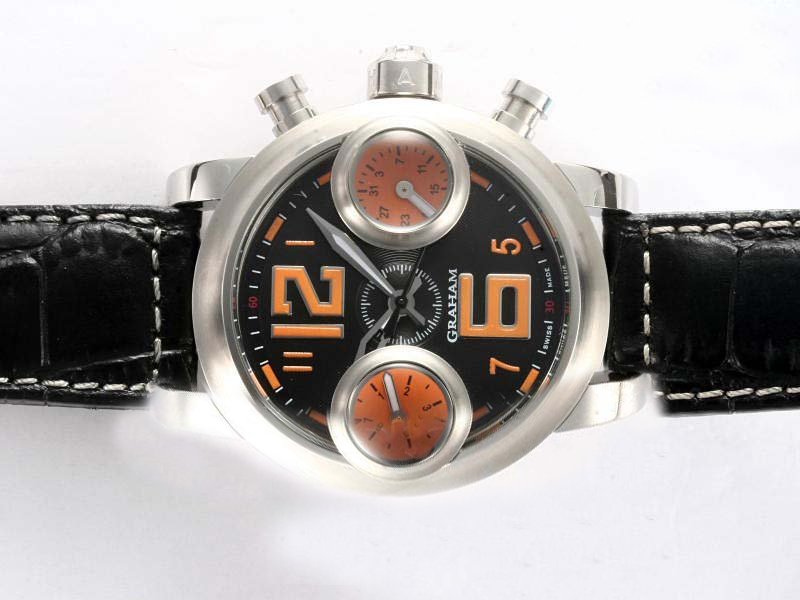 Graham Swordfish Swordfish Big 12-6 2SWAS.B14A.K06B Round Stainless Steel Case Watch