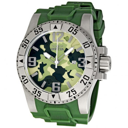 Invicta Excursion Green Camouflage Dial Men's Watch 1094