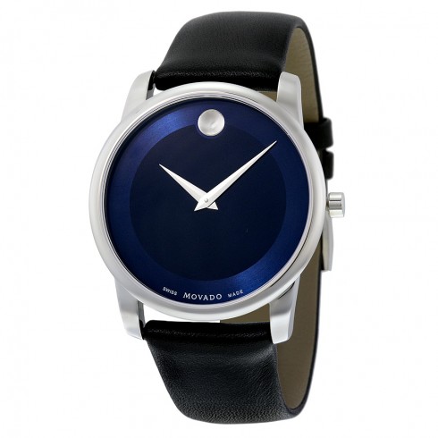 Movado Museum Blue Dial Stainless Steel Men's Watch 0606610