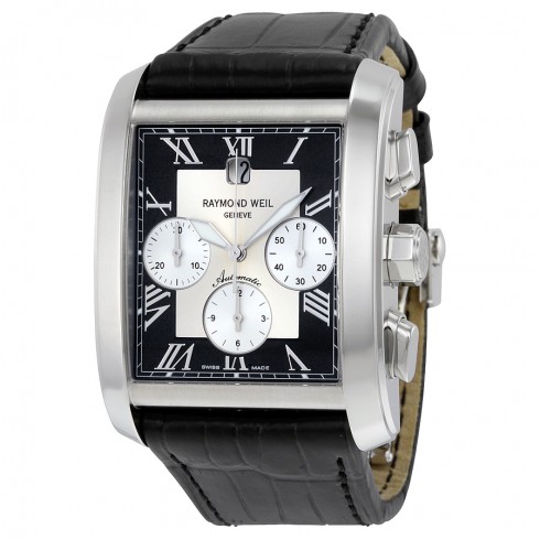 Raymond Weil Don Giovanni Cosi Grande Black Dial Men's Watch 4878-STC-00268