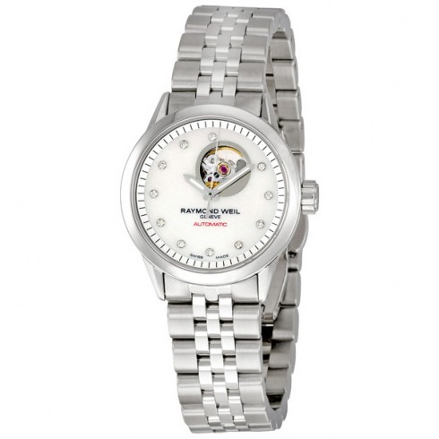 Raymond Weil Freelancer Stainless Steel Automatic Ladies Watch 2410-ST-97081