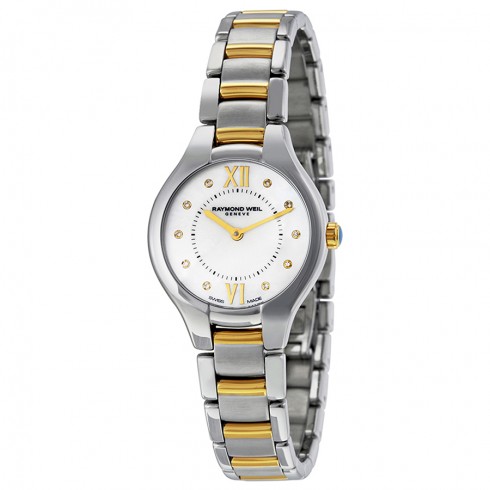 Raymond Weil Noemia Mother of Pearl Diamond Dial Ladies Watch 5127-STP-00985