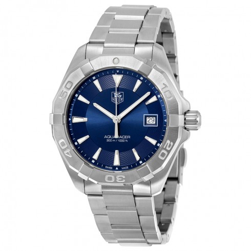 Tag Heuer Aquaracer Blue Sunray Dial Stainless Steel Men's Watch WAY1112.BA0928