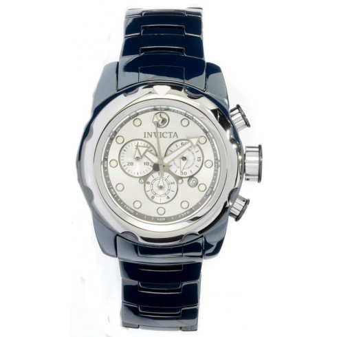 Invicta Mobula Chronograph White Dial Blue Ceramic Men's Watch 0316 watches