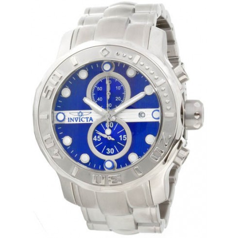 Invicta Pro Diver Chronograph Blue Dial Stainless Steel Men's Watch 0879 watches