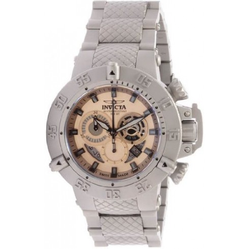 Invicta Subaqua Noma III Swiss Chrononograph Titanium Dial Stainless Steel Men's Watch 0961 watches