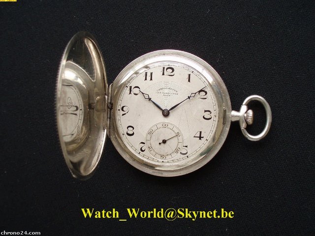 Tissot Cloisonne silver case Pocket W. extra-slim ( Year: 1927 ) watches