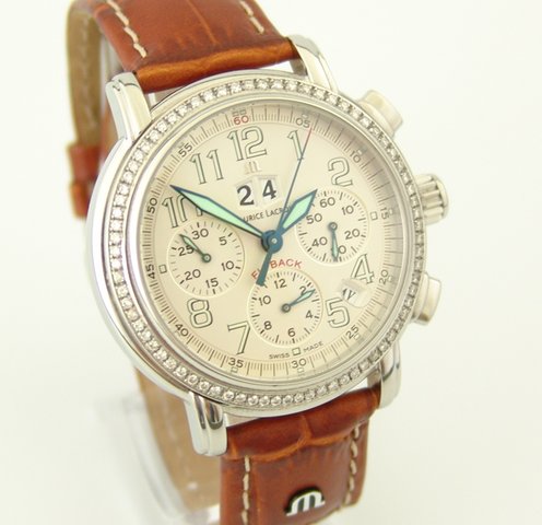 Maurice Lacroix Flyback Aviator Brillanten Sondermodell watches