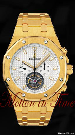 Audemars Piguet AP JUMBO ROYAL OAK TOURBILLON CHRONOGRAPH -YELLOW GOLD watches