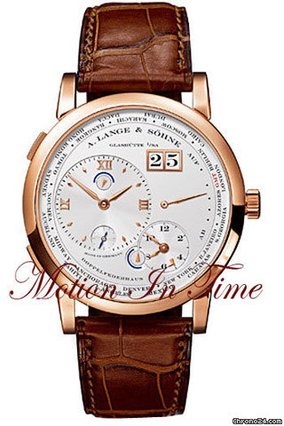 A. Lange & Sohne LANGE 1 TIMEZONE - ROSE GOLD - 2 TIMEZONES W/ POWER RESERVE watches
