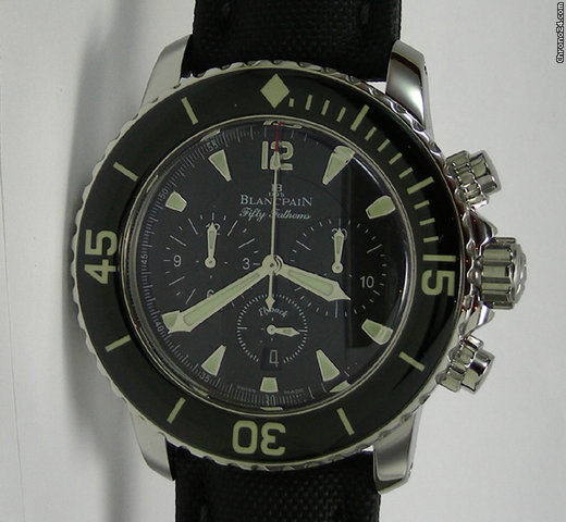Replica Blancpain Fifty Fathoms Flyback Chronograph NEU incl MWST mit Box + Pa Watch
