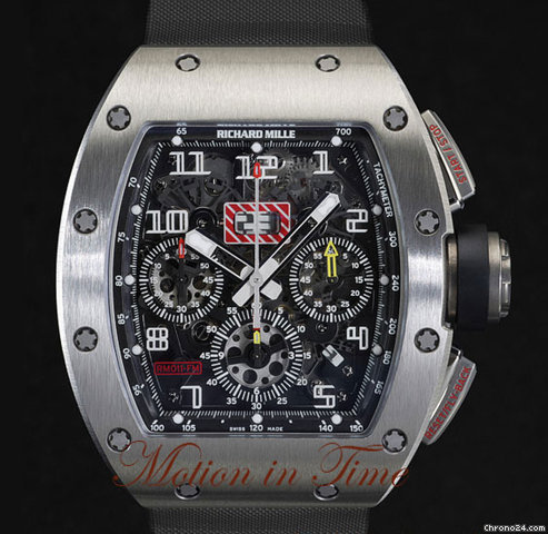 Richard Mille RM011 FELIPE MASSA FLYBACK CHRONOGRAPH TITANIUM watches