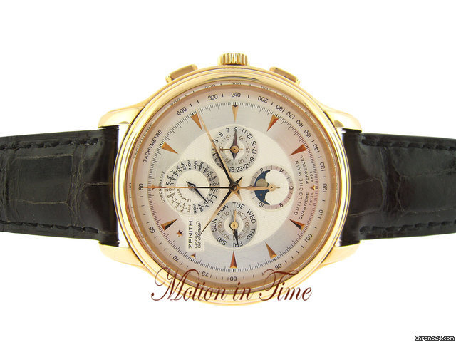 Zenith CHRONOMASTER XXT PERPETUAL CALENDAR CHRONO - ROSE GOLD watches