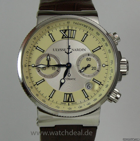 Replica Ulysse Nardin Maxi Marine Chronograph NEU incl MWST mit Box + Papieren Watch