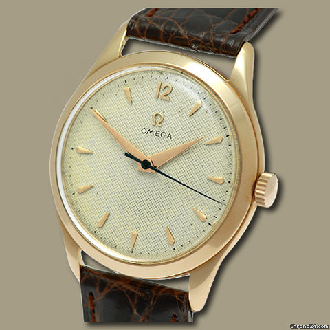 Omega elegante Rotgolduhr watches