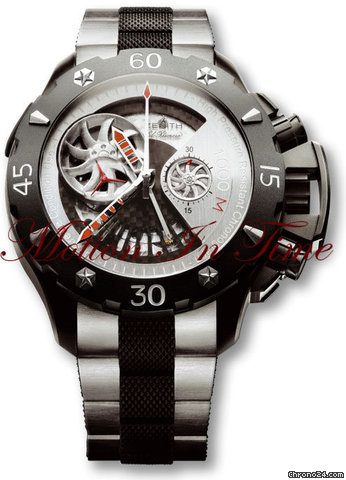Zenith DEFY EXTREME OPEN EL PRIMERO - 46.5mm - BLACK TITANIUM & S/S watches