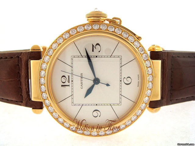 Cartier PASHA 42MM YELLOW GOLD DIAMOND AUTOMATIC - NEW watches