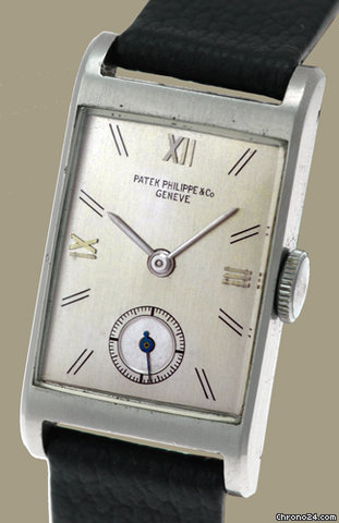 Patek Philippe sehr seltene Ref. 548 in Stahl herstellt im Jahre 1938 watches