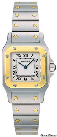 Cartier SANTOS GALBEE LADIES' 18KT YELLOW GOLD & STAINLESS STEEL-NEW watches