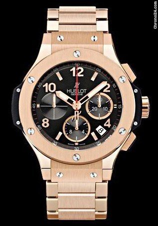 Hublot BIG BANG ROSE GOLD ON BRACELET - RARE NEW MODEL watches