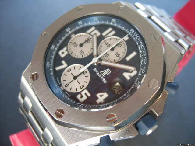 Audemars Piguet ROYAL OAK OFFSHORE STEEL BLUE DIAL watches