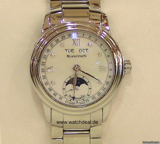 Blancpain Leman Moonphase Calendar NEU incl MWST mit Box + Papieren watches