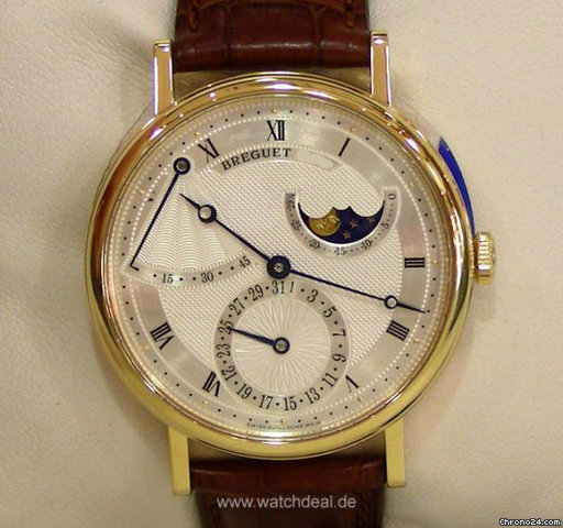 Breguet Classique- Datum, Gangreserve,Moonphase NEU inkl. Mwst mit watches