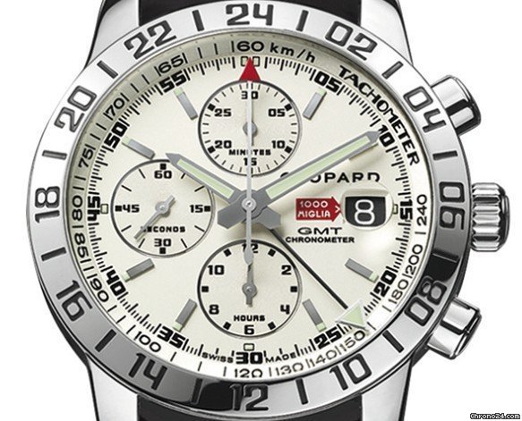 Chopard MILLE MIGLIA CHRONOGRAPH GMT - STAINLESS STEEL - WHITE DIAL watches
