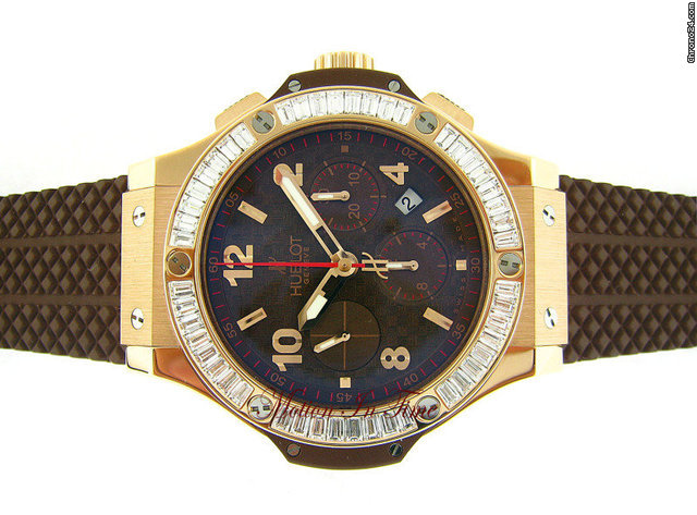 Hublot BIG BANG CAPPUCCINO BAGUETTE ROSE GOLD BROWN SPECIAL EDITION watches