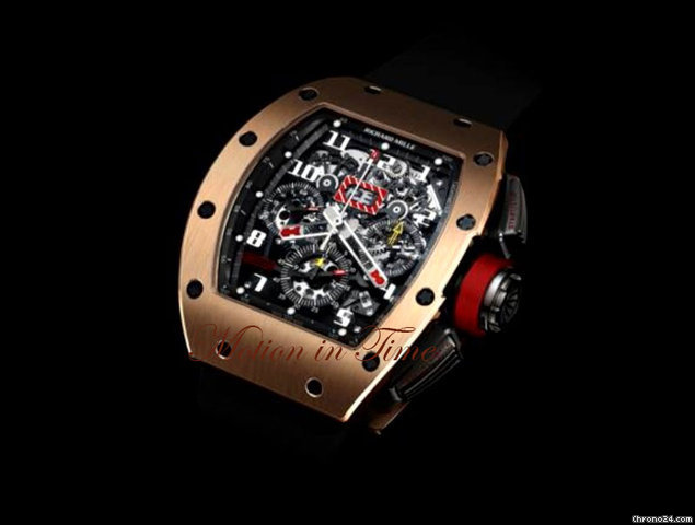 Richard Mille RM-11 FELIPE MASSA ROSE GOLD & BLACK TITANIUM- LTD 30 PIECES watches