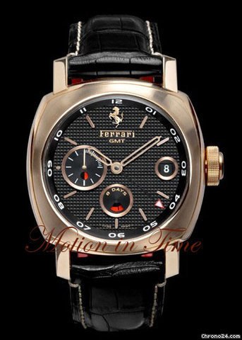 Panerai FERRARI GRANTURISMO 8-DAYS GMT ROSE GOLD -LIMITED 300 PIECES watches