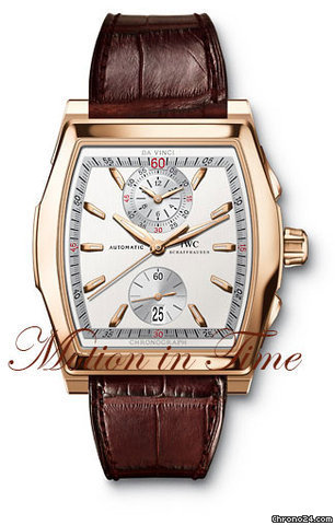 IWC DA VINCI CHRONOGRAPH ROSE GOLD - NEW XL MODEL-SKELETON BACK watches