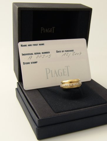 Piaget Posession Ring 18 krt. Gelbgold 30 Brillanten -Schn?ppchen- watches