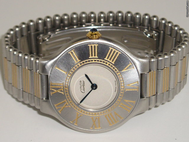Cartier " Must de Cartier 21 " Bi-color watches