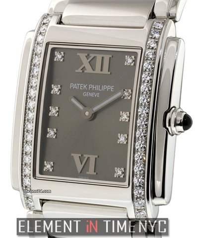Patek Philippe Twenty4 Stainless Steel Factory Diamonds 4910/10A-001 watches