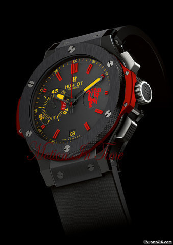 Hublot BIG BANG "RED-DEVIL BANG" MANCHESTER ALL BLACK - LTD 500 PCS watches